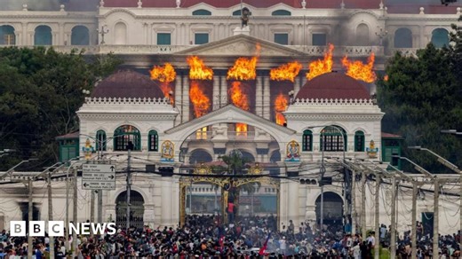 Nepal parliament set on fire after PM resigns over anti-corruption protests