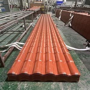 [Hot Item] Villa Synthetic Resin Roman Style Roof Resin Tiles Fireproof UPVC Roof Panels