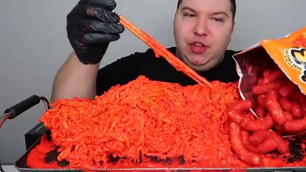 EXTREME HOT CHEETOS FIRE NOODLES • Mukbang & Recipe | SPEAK LIFE Family Life Center