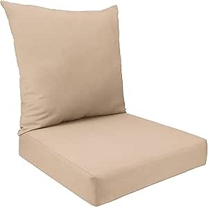 Austin Horn Classics Sunbrella Deep Seat Replacement Cushion Set (Sand)