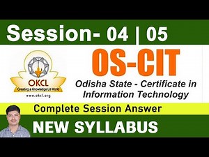 OS-CIT Session 04, 05 (New Syllabus) #microiteducation