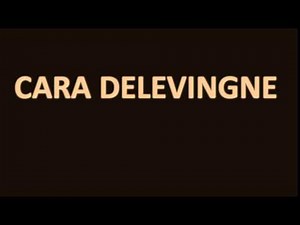 How to pronounce Cara Delevingne