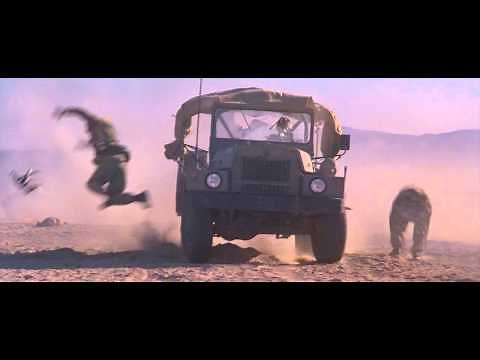 Rambo with the Browning M2 50 cal Machine gun