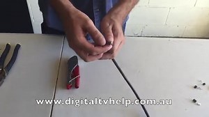 How to Put an F Connector on a Coax Cable