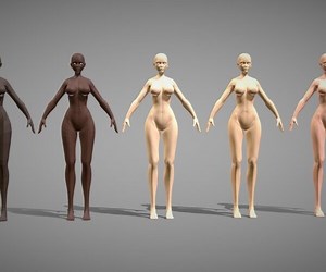 ArtStation - Stylized Female Base Mesh | Resources