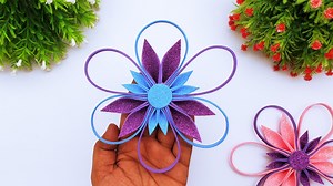 DIY/ How to make easy Foam Snowflakes | Simple Snowflake Wall Hanging for Christmas Decoration #ChristmasSnowflakes #ChristmasDecorations #Snowflakes | Mr. Creator