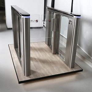 [Hot Item] Electromagnetic Punch Card Attendanc Dual Direction Card Reader Speed Turnstile