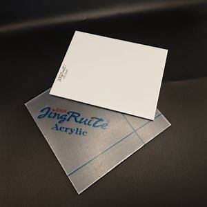 [Hot Item] Porcelain White Acrylic Backsplash Panels - Stylish Kitchen and Bathroom Decor