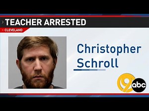 Chris Schroll, Teacher, arrested; filmed up student's skirt in class