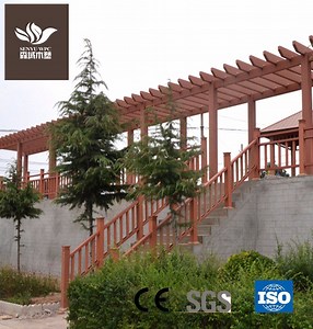 [Hot Item] WPC Material Outdoor/Garden Pergola