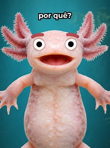 Um animal IMORTAL? #axolote #animais #imortal #curiosidades #animacao | axolote regenerando