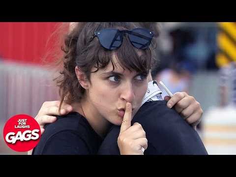 French Girlfriend Gets Caught | Just For Laughs Gags