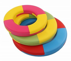 [Hot Item] Swimming Pool Foam Life Buoy Marine Life Buoy Ring for Children Swim Circle Safety Buoy Swim Float Foam EVA Pull Buoy Ring