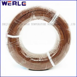 [Hot Item] UL 3239 22AWG 20000V/2K Brown Flexible Silicone Rubber Insulated Electrical Wire High-Temperature Wire