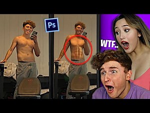 i let my Girlfriend PHOTOSHOP ME HOTTER! ft. Kiera Bridget