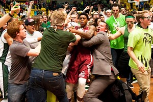 Conference suspends two players for end-of-game brawl