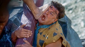 Fred and Barney stop Cliff | The Flintstones