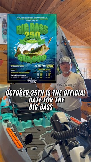 Eco Fishing Shop on Instagram: "The best kayak tournament in the NATION is coming back for a 4th year! October 25th, 2025, we give away $10,000 for Big Bass and a giveaway lineup like no other tournament does with tons of kayaks, batteries, motors, trailers and more! Click the link in our bio to access our website where you can sign up early to guarantee a spot, only 250 anglers allowed! • #kayakfishing #fishing #bassfishing #kayak #largemouthbass #catchandrelease #fishinglife #fish #kayaking #b