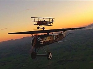 Fokker Dr.1 and Fokker D.VIII evening patrol