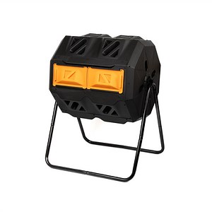 [Hot Item] BPA Free Outdoor Garden 160L Tumbling Composter 43 Gallon Plastic Compost Bin, Black
