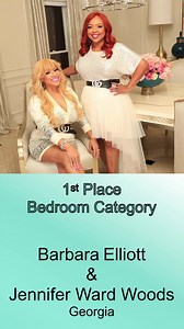 Do you want to see a magic trick? 🪄 Barbara Elliott and Jennifer Ward Woods turned a small, blank room into a stunning bedroom — earning them 1st place in the Dream Room bedroom category! 🏆 See how they completely transformed this space into a champion master bedroom. #DecoratingDenInteriors #HomeDecor #InteriorDesign #ResidentialInteriorDesigner | Decorating Den Interiors