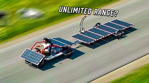 Quest'auto solare ha un'autonomia senza limiti, o quasi