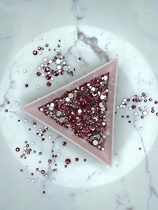 Vibrant Pink Swarovski Tooth Gems - Etsy