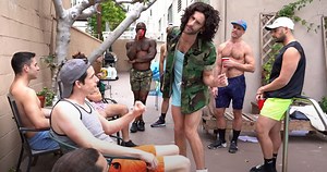 WATCH: Jimmy Fowlie crashes a West Hollywood pool party with disastrous results - Queerty