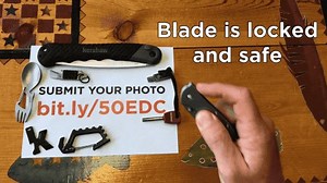 The Kershaw Knives-KAI USA Ltd. Leek is in the prize pack for the Everyday Camping Carry Giveaway. Dump yer' bag out, upload a pic to Instagram, and submit it at this link: bit.ly/50EDC We're giving FIVE prize packs away next Monday. | Outdoors.com