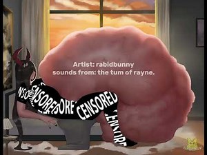 [Asmr vore] (18+) big demon girl on bed [burping, slap belly ,asmr]