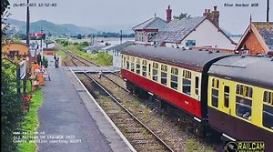 94K views · 3.1K reactions | GWR 7800 Class 7828 ‘Odney Manor’ arriving at #BlueAnchor on a dull July afternoon ☁️ West Somerset Railway | Railcam | Facebook