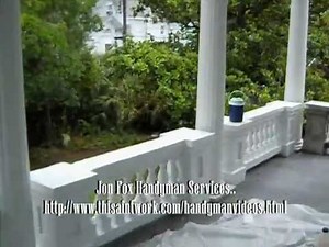 Rebuild concrete balustrades and add balusters! Jon P Fox