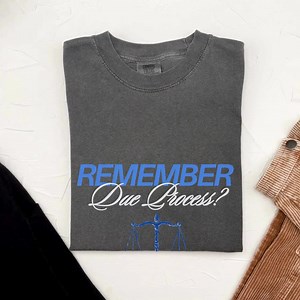 Due Process Fifth Amendment Comfort Colors Shirt Uphold the Constitution - Etsy