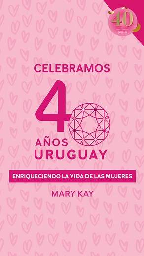¡Es hoy, es hoy! ¡Festejamos 40 años enriqueciendo la vida de las mujeres en Uruguay! 💖 40 años soñando en grande, cumpliendo metas y cambiando la vida de muchas personas a través de una Oportunidad única 😍 Gracias por seguir formando parte de esta historia. ¡Por mucho más! 🤩 #Aniversario #MaryKayUruguay #MaryKay | Mary Kay Uruguay Oficial