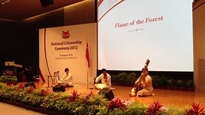 Flame of the Forest rendition of Count on me Singapore! | Flame of the Forest