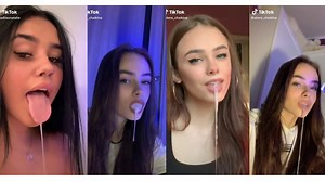 Tik Tok Teeth Whitening Device Spit challenge compilation ❤️‍ClipchampGirls 2025