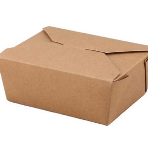 [Hot Item] Disposable Kraftpaper Clamshell Boxes, Food Package, Lunch Box