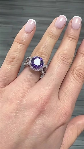 Another stunning amethyst birthstone piece for a client who just decided to treat themselves because why not…? #FebruaryBirthstone  | Purely Diamonds | Facebook