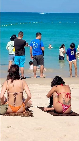 🇹🇭Phuket Beach Good Day Fun Summer Holiday 83🧜‍♂️ #phuketbeach