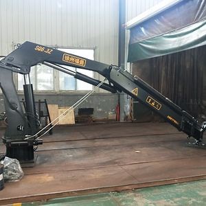 [Hot Item] Heavy-Duty Hydraulic Boom Crane for Boat Deck Applications
