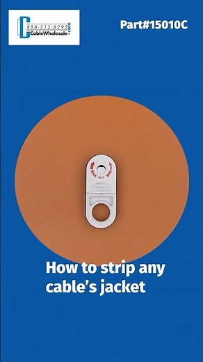 How to Strip Any Cables Jacket #shorts