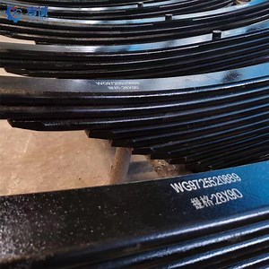 [Hot Item] Heavy-Duty 5-Leaf Slipper Leaf Spring Flat End Trailer Suspension Parts
