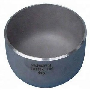 [Hot Item] High Quality SS304 SS316L Pipe Fittings Butt Welded Stainless Steel Tube Caps Seamless Pipe End Caps