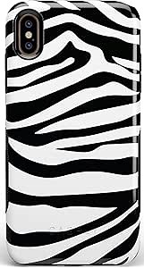 Casely iPhone Xs Max Case | Into The Wild | Zebra Print | Bold Protective Design