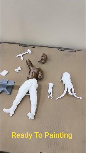 3D Printed Female Metalsmith Model – From Print to Paint! #3dprinting #female #model