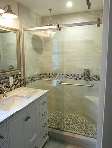 We completely renovated this master shower in a house we flipped and it turned out better than we ever expected. | Rogue Engineer