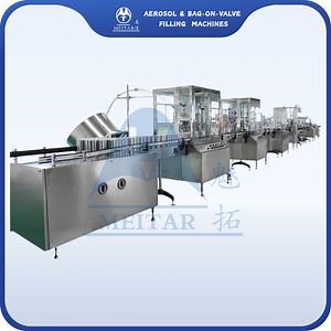 [Hot Item] 2400-3600cph Fully Automatic Aerosol Filling Line Combined Spray Machine Line