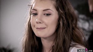 Dumb virgin teen tricked by her doctor into having sex