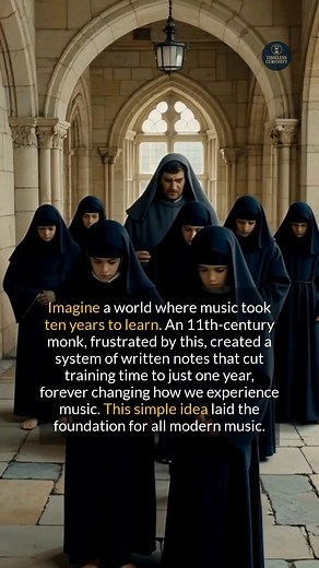 Guido of Arezzo revolutionized music notation, making him one of history's most impactful music teachers. #history #medieval #music_history #didyouknow | Timeless Curiosity
