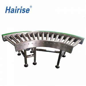 [Hot Item] Hairise Stainless Steel Roller Motorized Pallet Conveyor for Packing Machine